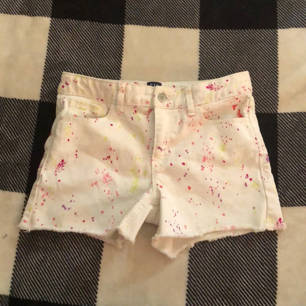 Cute pink,purple,and yellow shorts